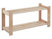 Estante Tramontina Modulare em Madeira Pinus com 2 Prateleiras - 1