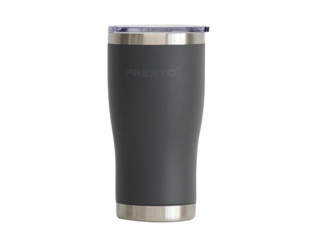 Copo Térmico com Tampa Presto Frio/Quente 600ml Cinza - 1