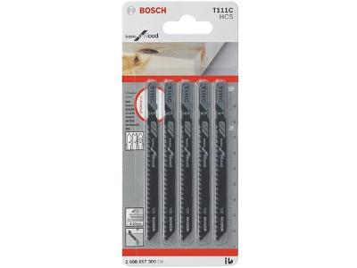 Lâmina Serra Tico Tico Bosch T111C Basic for Wood 5 Peças