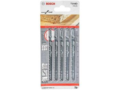 Lâmina Serra Tico Tico Bosch T144D Speed for Wood 5 Peças