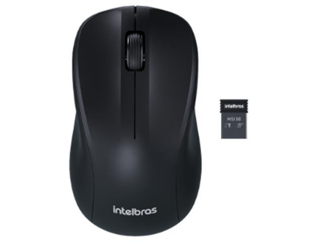 Combo Teclado e Mouse Intelbras Sem Fio CSI50 USB 2.4GHz Preto - 4