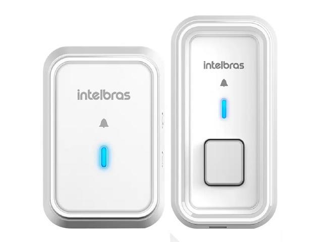 Campainha Intelbras Sem Fio com Bateria CIB101 Plug & Play Branca - 1