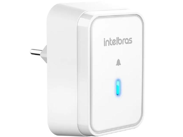 Campainha Intelbras Sem Fio com Bateria CIB101 Plug & Play Branca - 3