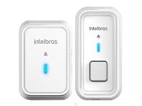 Campainha Intelbras Sem Fio com Bateria CIB101 Plug & Play Branca - 1