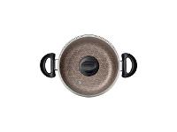 Caçarola Tramontina Paris Antiaderente Tampa de Vidro Vermelha 18CM - 3