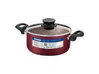 Caçarola Tramontina Paris Antiaderente Tampa de Vidro Vermelha 28CM - 4