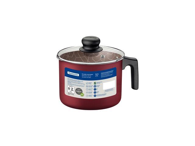 Fervedor Tramontina Paris Antiaderente e Tampa de Vidro Vermelho 14CM - 3
