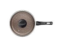 Frigideira Tramontina Paris Antiaderente Vermelha +Tampa de Vidro 24CM - 2