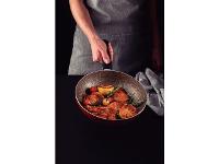 Frigideira Funda Tramontina Paris Antiaderente Vermelha 24CM - 2