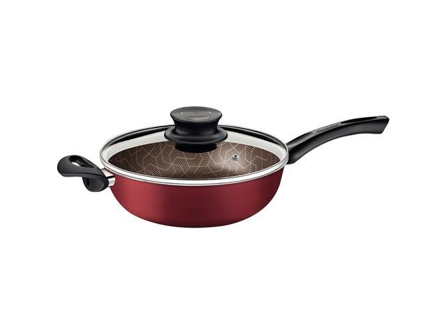 Fritadeira Multiuso Tramontina Paris Vermelha com Cabo e Tampa 26CM - 2