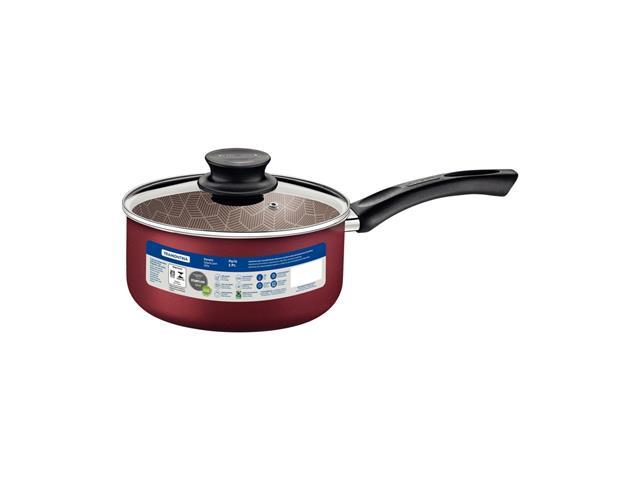 Panela Tramontina Paris Antiaderente Vermelho com Tampa de Vidro 18CM - 4