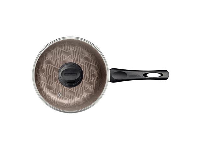 Panela Tramontina Paris Antiaderente Vermelho com Tampa de Vidro 20CM - 2