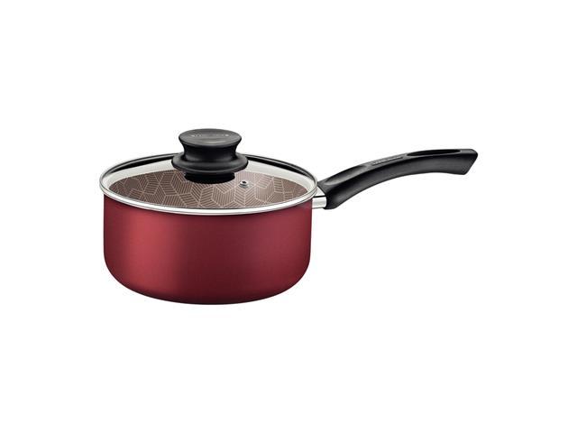 Panela Tramontina Paris Antiaderente Vermelho com Tampa de Vidro 20CM - 3
