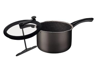 Pipoqueira Tramontina Paris Antiaderente Chumbo Tampa de Vidro 22CM