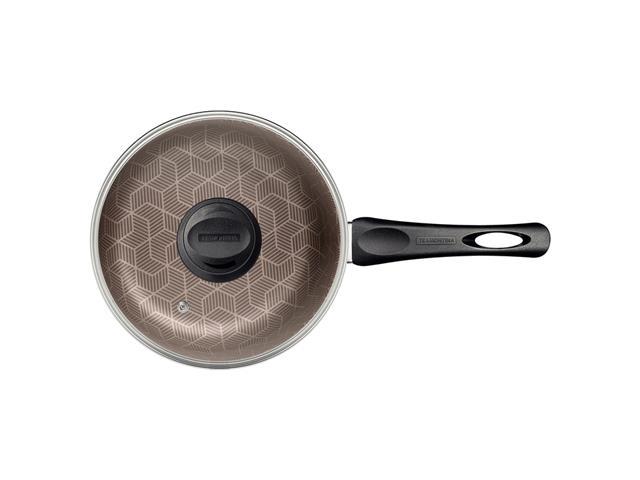 Panela Tramontina Paris Antiaderente Vermelho com Tampa de Vidro 22CM - 4