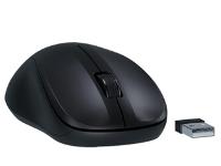 Mouse Intelbras Sem Fio MSI55 2.4GHz 1600DPI USB Pilha Inclusa Preto - 1
