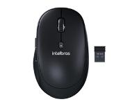 Mouse Intelbras Sem Fio MSI100 6 Botões 2.4GHz USB Pilha Inclusa Preto - 1