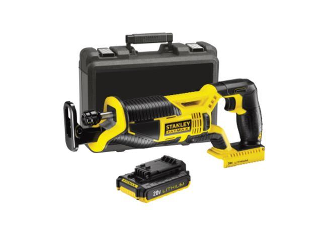 Serra Sabre (25mm) Stanley Sem Fio 20v com 1 Bateria e Maleta Bivolt - 1