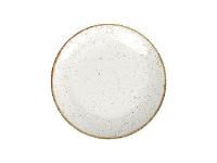 Prato De Porcelana Raso Tramontina Rústico 25cm Marrom - 1