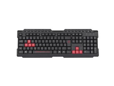 Teclado Gamer ELG TGDW Dragon War Preto e Vermelho