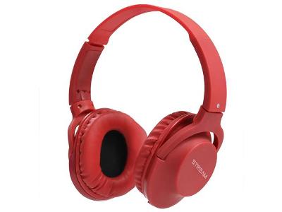 Headset ELG HPWRD Stream com Microfone e Cabo Removível Vermelho