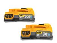 Kit DeWalt com 2 Baterias Powerstack 20V com Carregador e Bolsa - 1