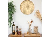 Bandeja de Bambu Oikos com Palinha Redonda 35CM - 3