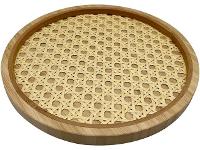 Bandeja de Bambu Oikos com Palinha Redonda - 1