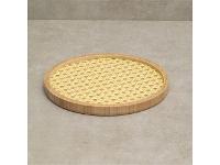 Bandeja de Bambu Oikos com Palinha Redonda - 2