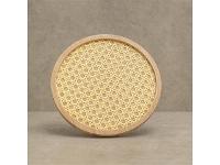 Bandeja de Bambu Oikos com Palinha Redonda - 3