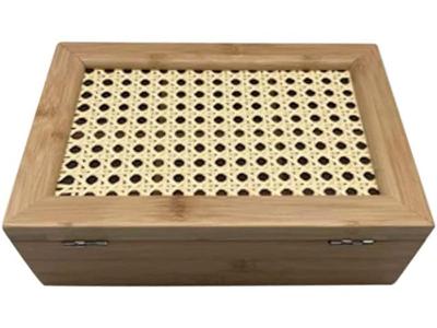 Porta Chá Oikos de Bambu e Palhinha 6 Divisórias