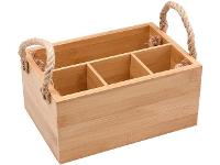 Porta Talheres de Bambu Oikos com Alça Natural - 1