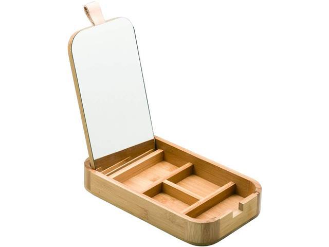 Porta Joias Oikos de Bambu com Espelho Médio - 1