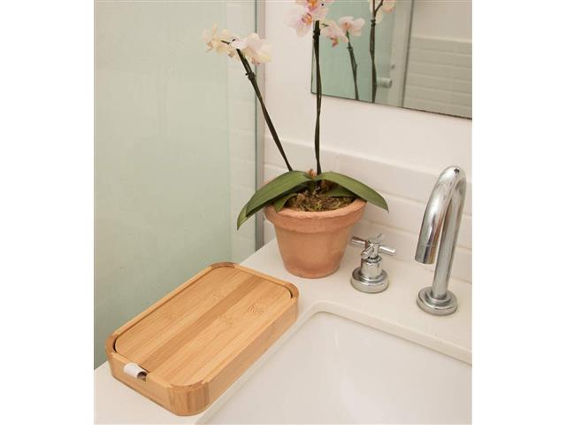 Porta Joias Oikos de Bambu com Espelho Médio - 4