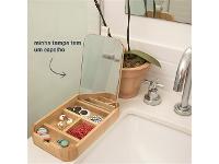 Porta Joias Oikos de Bambu com Espelho Médio - 2