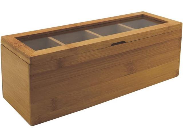 Porta Chá de Bambu Oikos 4 Nichos - 2