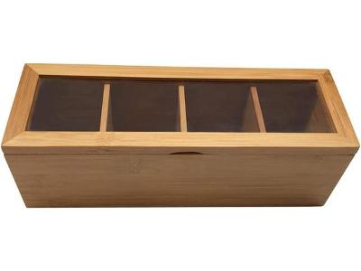 Porta Chá de Bambu Oikos 4 Nichos