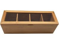 Porta Chá de Bambu Oikos 4 Nichos - 1