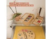 Porta Chá de Bambu Oikos 4 Nichos - 3