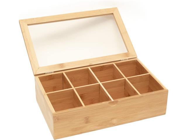 Porta Chá de Bambu Oikos 8 Nichos - 3