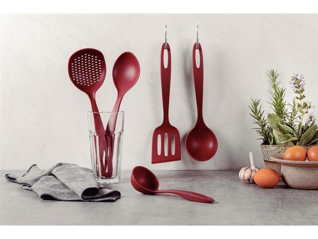 Jogo de Utensílios Tramontina Ability em Nylon Vermelho 5 Peças - 3