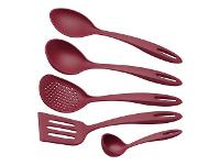 Jogo de Utensílios Tramontina Ability em Nylon Vermelho 5 Peças - 1