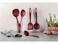 Jogo de Utensílios Tramontina Ability em Nylon Vermelho 5 Peças - 3