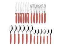 Faqueiro Tramontina Ipanema Cabo Goiaba com Pote Plástico 24 Peças - 2