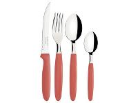 Faqueiro Tramontina Ipanema Cabo Goiaba com Pote Plástico 24 Peças - 3