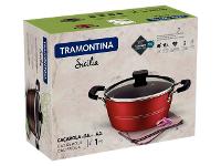 Caçarola Tramontina Sicília Antiaderente Vermelha 24CM - 3