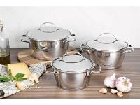 Caçarola Funda Tramontina Allegra em Aço Inox com Fundo Triplo 20CM - 3