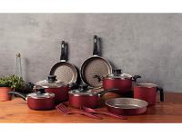 Jogo de Panelas Tramontina Paris Antiaderente Vermelho 10 Peças - 2