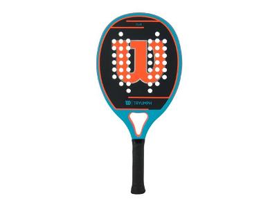 Raquete de Beach Tennis Wilson Tryumph Azul e Preta WRBT04004005