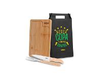 Conjunto para Churrasco em Bambu 3 Peças - 1